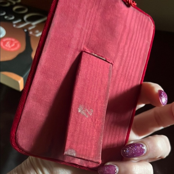 Vintage Red Velvet Prayer Plaque - Picture 2 of 4